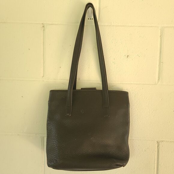 COACH Vintage Leather Shoulder Bag Classic Brown Pebble Leather Purse K9p-6810 - Picture 6 of 16